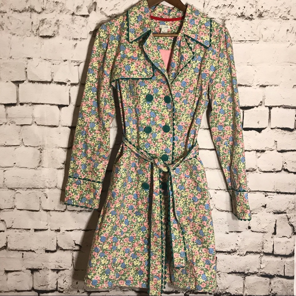 Anthropologie Odille Rosa Cantina Spring Coat